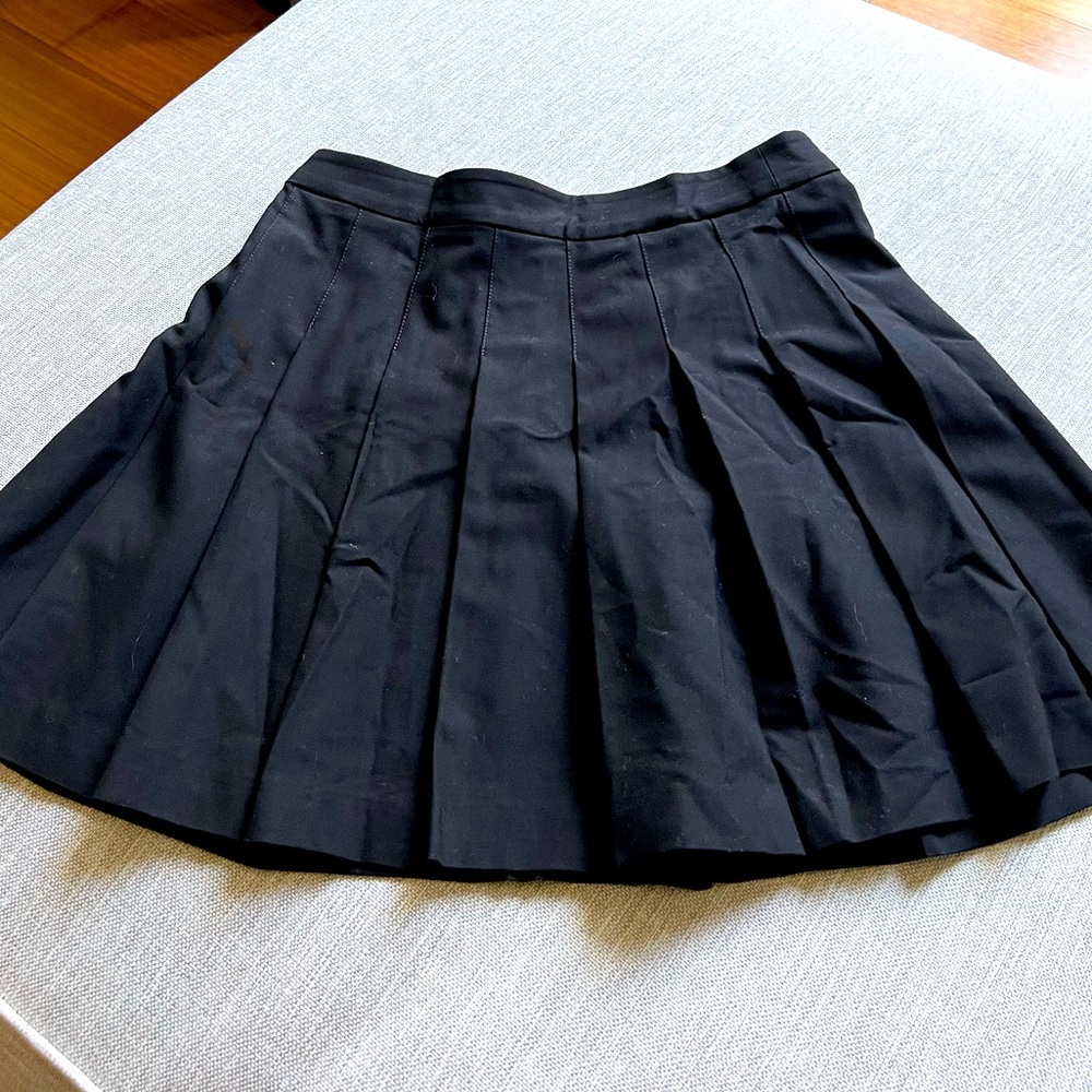 Aritzia Sunday Best Black Pleated Skirt
